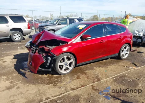 2013 Ford Focus Titanium z USA, uszkodzony, nr VIN 1FADP3N23DL361175